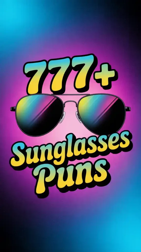 Sunglasses Puns