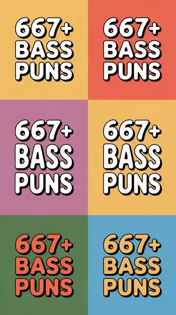 Bass Puns