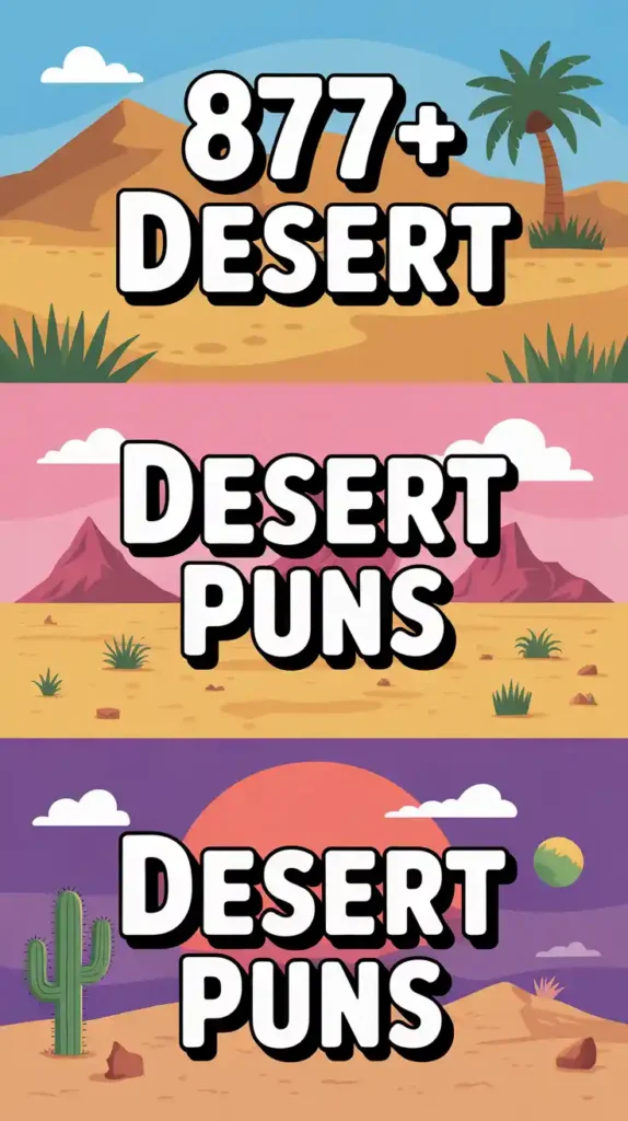 Desert Puns