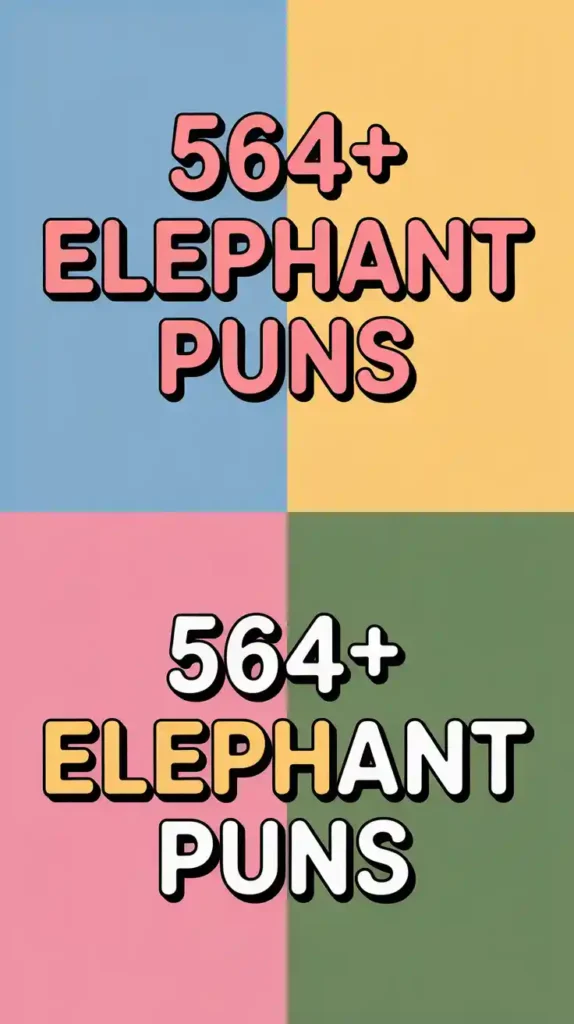 Elephant Puns & Jokes