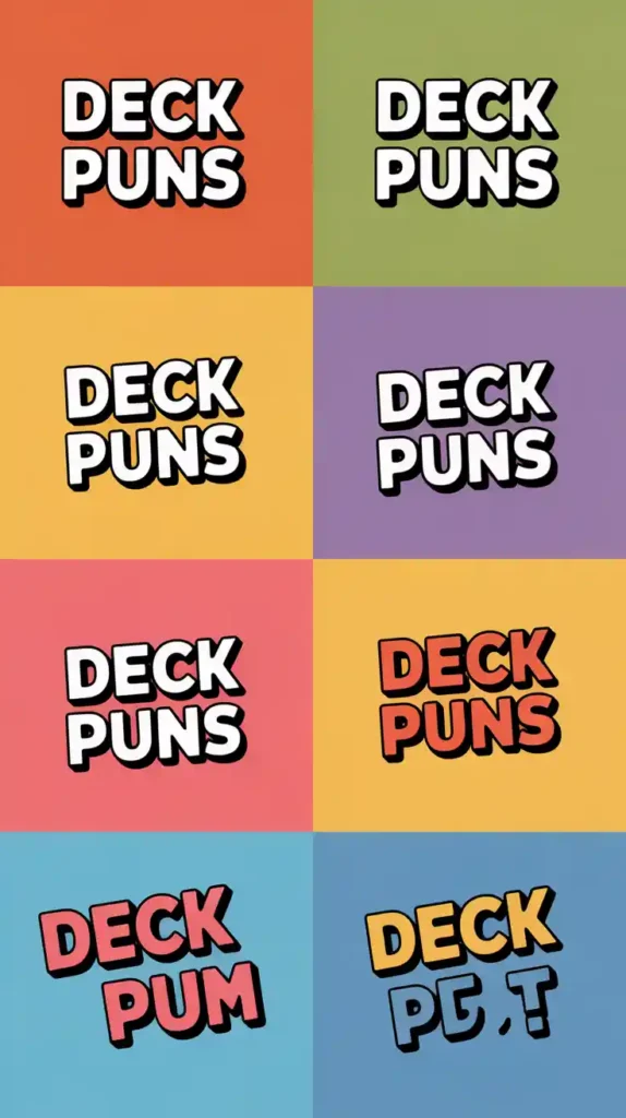 Deck Puns