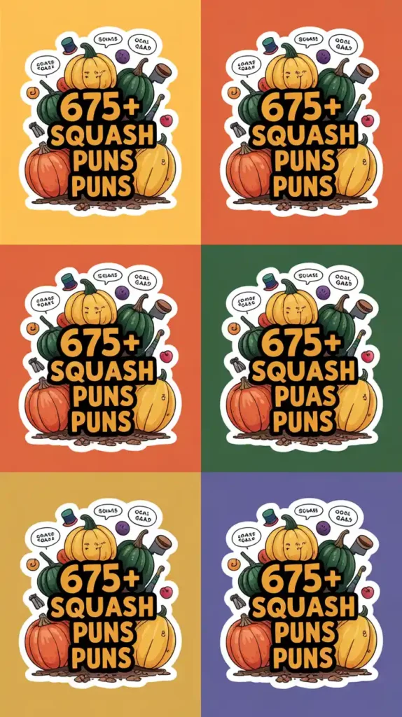  Squash Puns