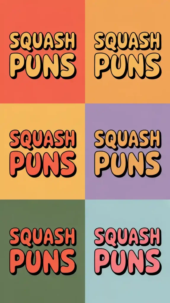  Squash Puns