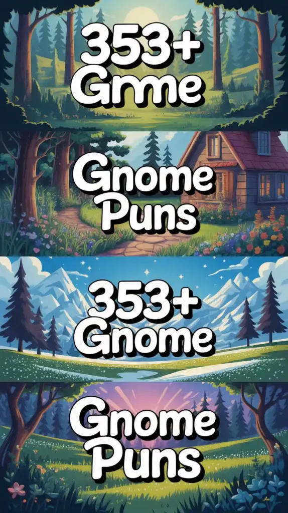 Gnome Puns
