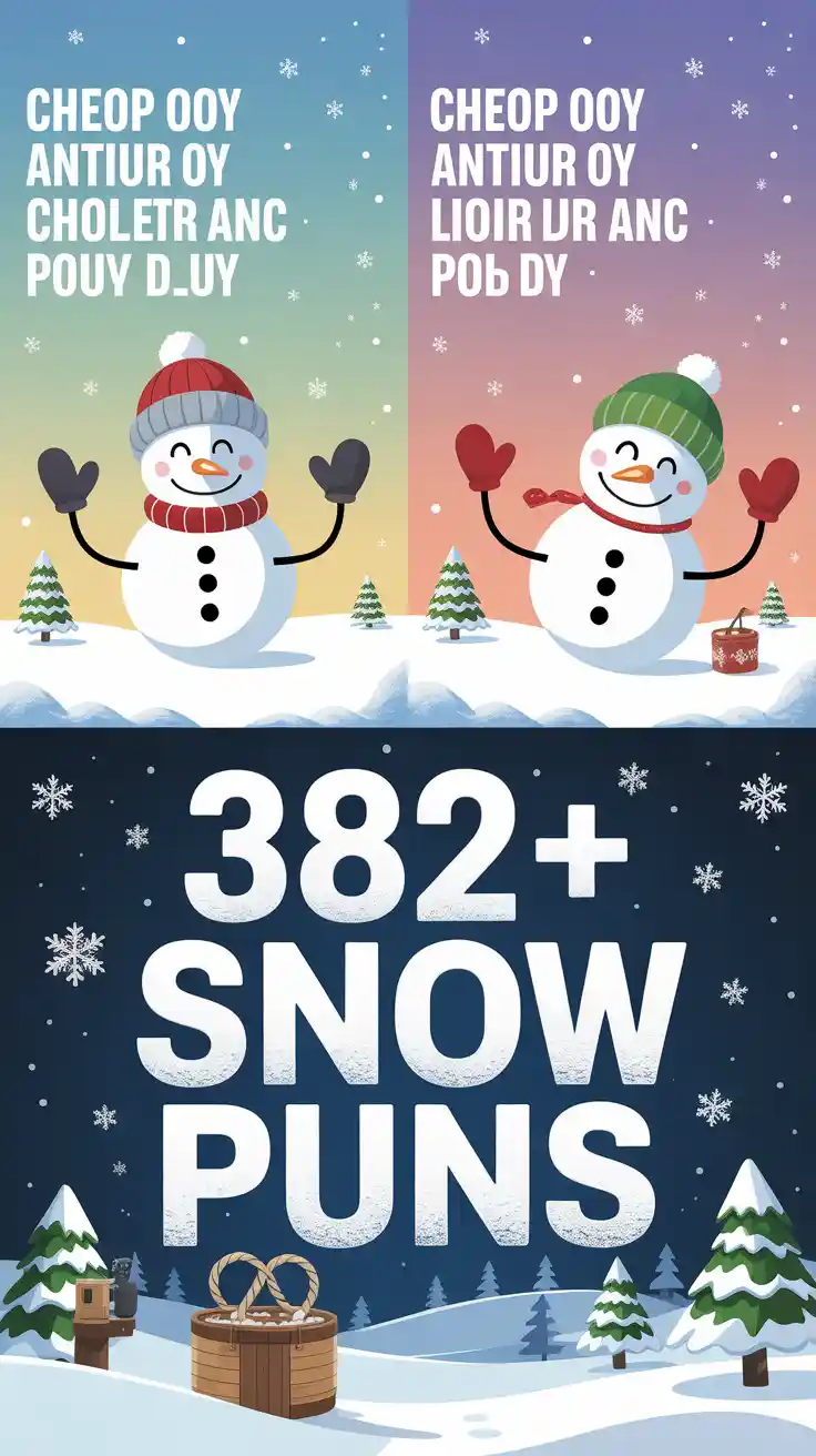 Snow Puns