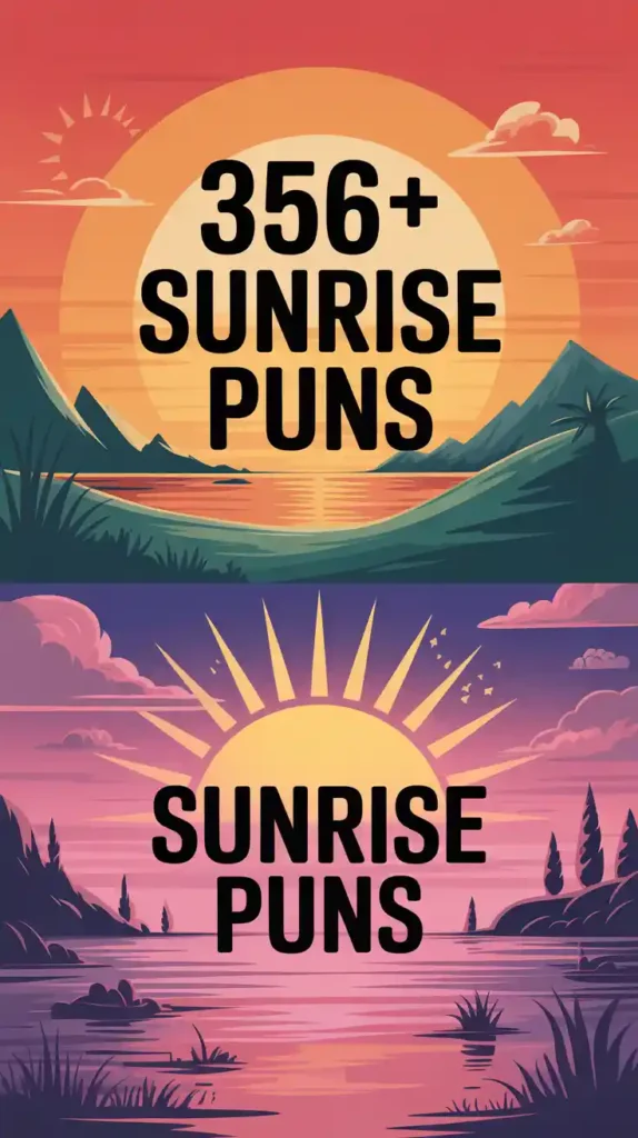 Sunrise Puns