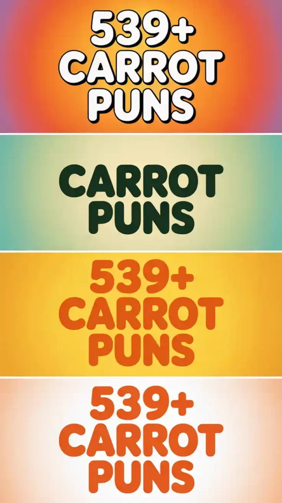 Carrot Puns