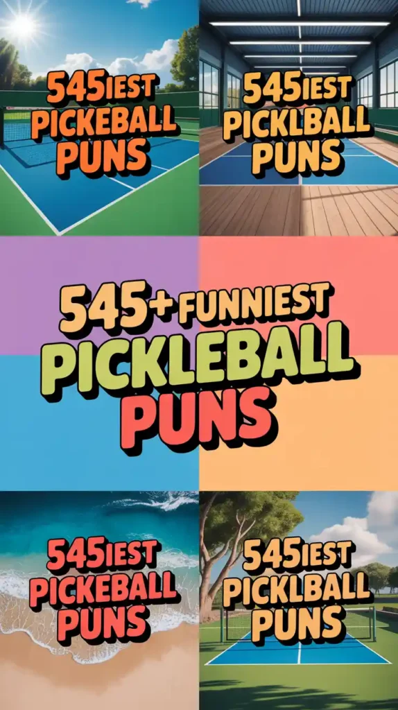Funniest Pickleball Puns