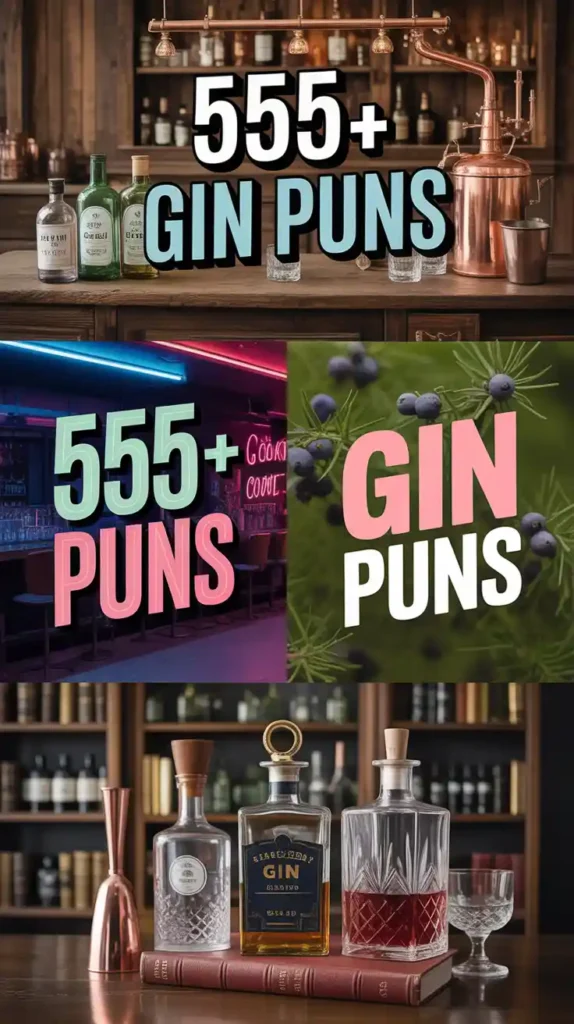 Gin Puns