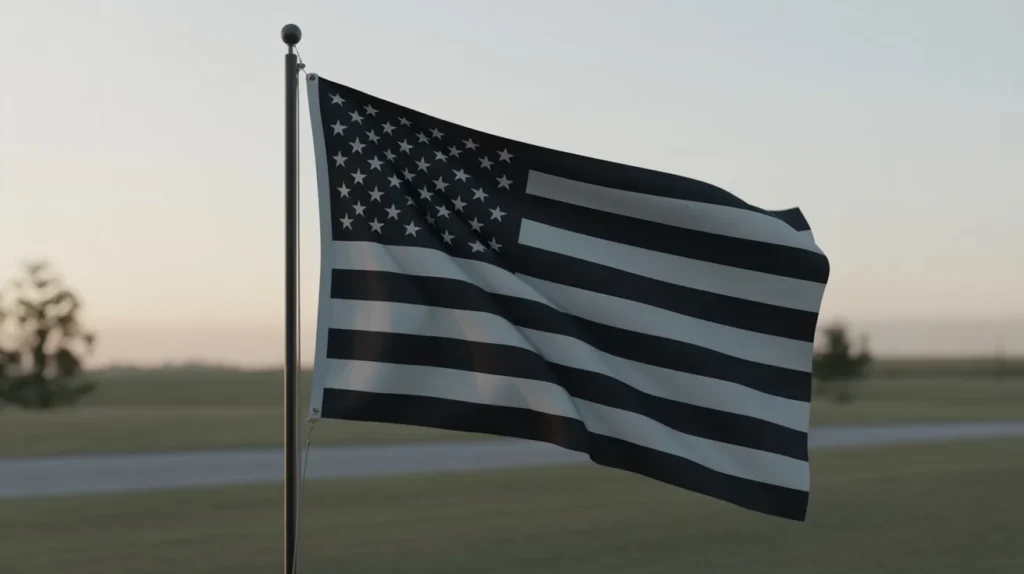 black american flag