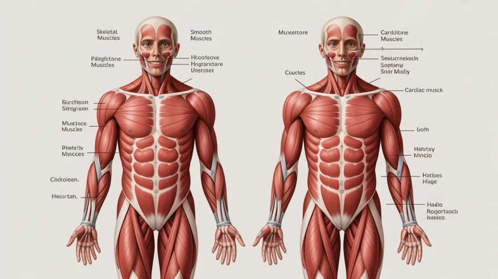 muscles of the body