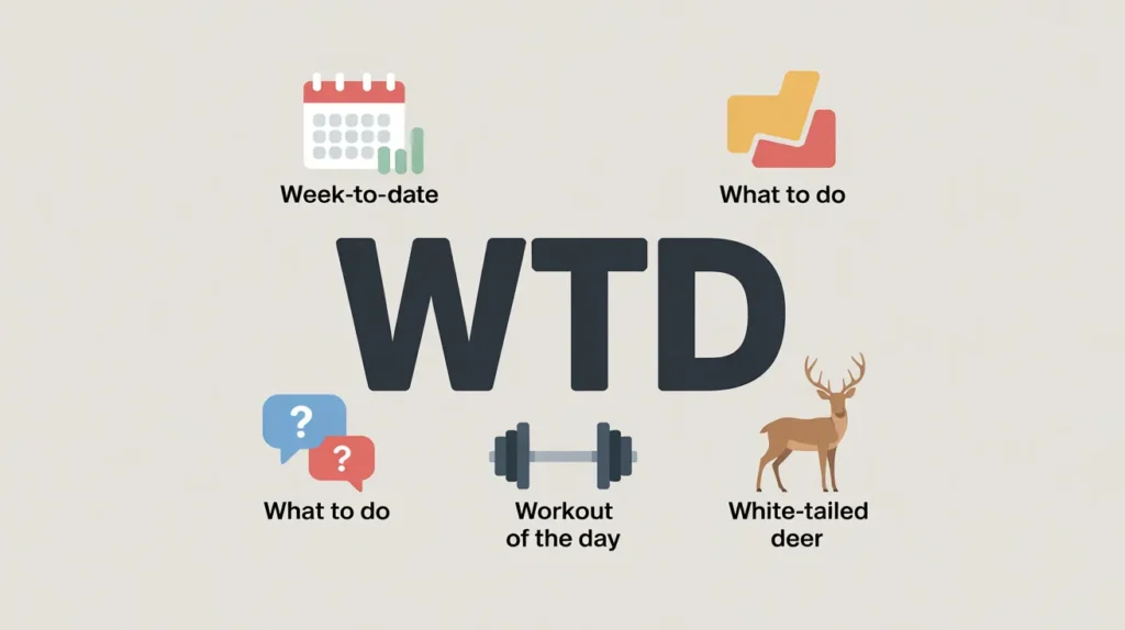 what does wtd mean in text